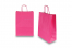 Sacs papier kraft avec anses rondes - rose vif, 260 x 120 x 350 mm, 90 gr | Paysdesenveloppes.ch