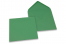 Enveloppes colorées pour cartes de voeux - vert foncé, 155 x 155 mm | Paysdesenveloppes.ch