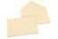 Enveloppes colorées pour cartes de voeux - blanc ivoire, 133 x 184 mm | Paysdesenveloppes.ch