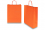 Sacs papier kraft avec anses rondes - orange, 320 x 120 x 410 mm, 100 gr | Paysdesenveloppes.ch