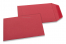 Pochettes en papier kraft couleur - Rouge, 85 x 125 mm | Paysdesenveloppes.ch