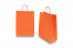 Sacs papier kraft avec anses rondes - orange, 260 x 120 x 350 mm, 90 gr | Paysdesenveloppes.ch