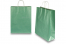 Sacs papier kraft avec anses rondes - vert métallisé, 320 x 120 x 410 mm, 100 gr | Paysdesenveloppes.ch