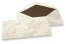 Enveloppes Marbre - 110 x 220 mm, marbré beige, doublure intérieure beige | Paysdesenveloppes.ch