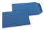 Pochettes en papier kraft couleur - Bleu royal, 85 x 125 mm | Paysdesenveloppes.ch