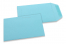 Pochettes en papier kraft couleur - Bleu ciel, 85 x 125 mm | Paysdesenveloppes.ch