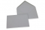 Enveloppes colorées pour cartes de voeux - gris, 114 x 162 mm | Paysdesenveloppes.ch