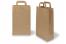 Sacs papier kraft avec anses plates - marron, 220 x 105 x 360 mm | Paysdesenveloppes.ch