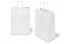 Sacs papier kraft avec anses rondes - blanc, 260 x 120 x 350 mm, 90 gr | Paysdesenveloppes.ch