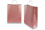 Sacs papier kraft avec anses rondes - rouge métallique, 320 x 120 x 410 mm, 100 gr | Paysdesenveloppes.ch