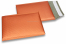 Enveloppes à bulles ECO métallisées mat colorées - orange 180 x 250 mm | Paysdesenveloppes.ch