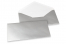 Enveloppes colorées pour cartes de voeux - argent, 110 x 220 mm | Paysdesenveloppes.ch