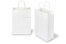 Sacs papier kraft avec anses rondes - blanc, 220 x 100 x 310 mm, 90 gr | Paysdesenveloppes.ch