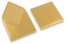 Enveloppes cartes de voeux couleur or 150 x 150 mm | Paysdesenveloppes.ch