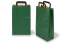 Sacs papier kraft avec anses plates - vert, 220 x 105 x 360 mm | Paysdesenveloppes.ch