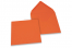 Enveloppes colorées pour cartes de voeux - orange, 155 x 155 mm | Paysdesenveloppes.ch