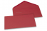 Enveloppes colorées pour cartes de voeux - rouge foncé, 110 x 220 mm | Paysdesenveloppes.ch