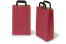 Sacs papier kraft avec anses plates - rouge, 220 x 105 x 360 mm | Paysdesenveloppes.ch