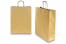 Sacs papier kraft avec anses rondes - or, 320 x 120 x 410 mm, 100 gr | Paysdesenveloppes.ch