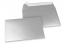 Enveloppes papier colorées - Argent métallisé, 114 x 162 mm | Paysdesenveloppes.ch