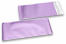 Enveloppes aluminium métallisées mat - lilas 110 x 220 mm | Paysdesenveloppes.ch