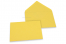 Enveloppes colorées pour cartes de voeux - jaune bouton d'or, 114 x 162 mm | Paysdesenveloppes.ch