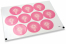 Pastilles adhésives thème communion - croix rose | Paysdesenveloppes.ch