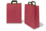 Sacs papier kraft avec anses plates - rouge, 320 x 140 x 420 mm | Paysdesenveloppes.ch