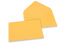 Enveloppes colorées pour cartes de voeux - jaune or, 133 x 184 mm | Paysdesenveloppes.ch