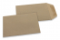 Pochettes en papier kraft couleur - Marron, 85 x 125 mm | Paysdesenveloppes.ch