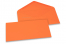 Enveloppes colorées pour cartes de voeux - orange, 110 x 220 mm | Paysdesenveloppes.ch