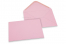 Enveloppes colorées pour cartes de voeux - rose clair, 133 x 184 mm | Paysdesenveloppes.ch