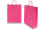 Sacs papier kraft avec anses rondes - rose vif, 320 x 120 x 410 mm, 100 gr | Paysdesenveloppes.ch